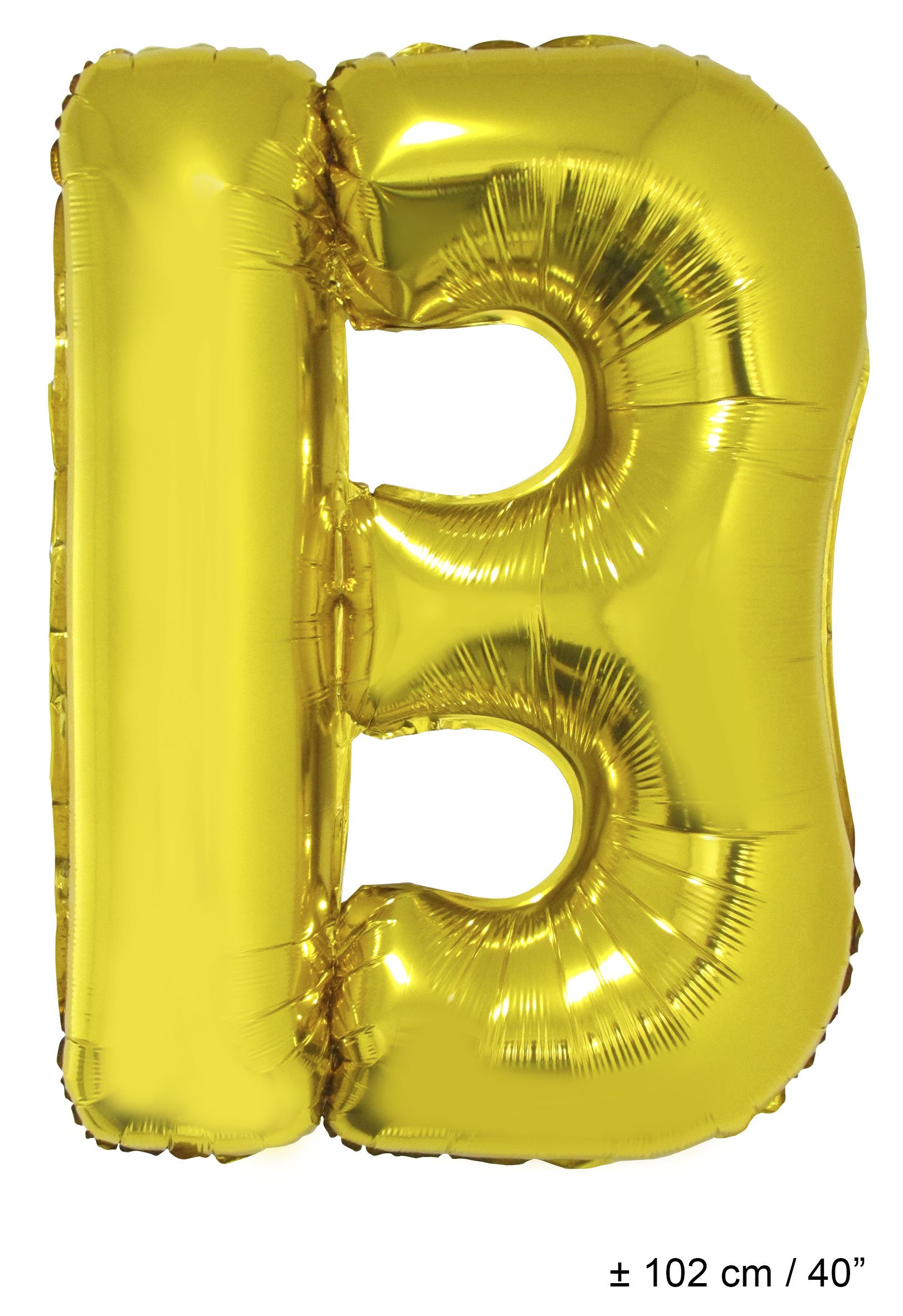 Folienballons mit Buchstaben Gold 40"(102 cm)