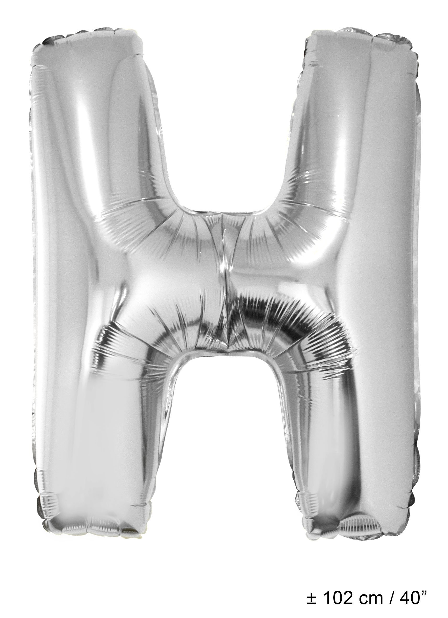 Folienballons mit Buchstaben Silber 40"(102 cm)