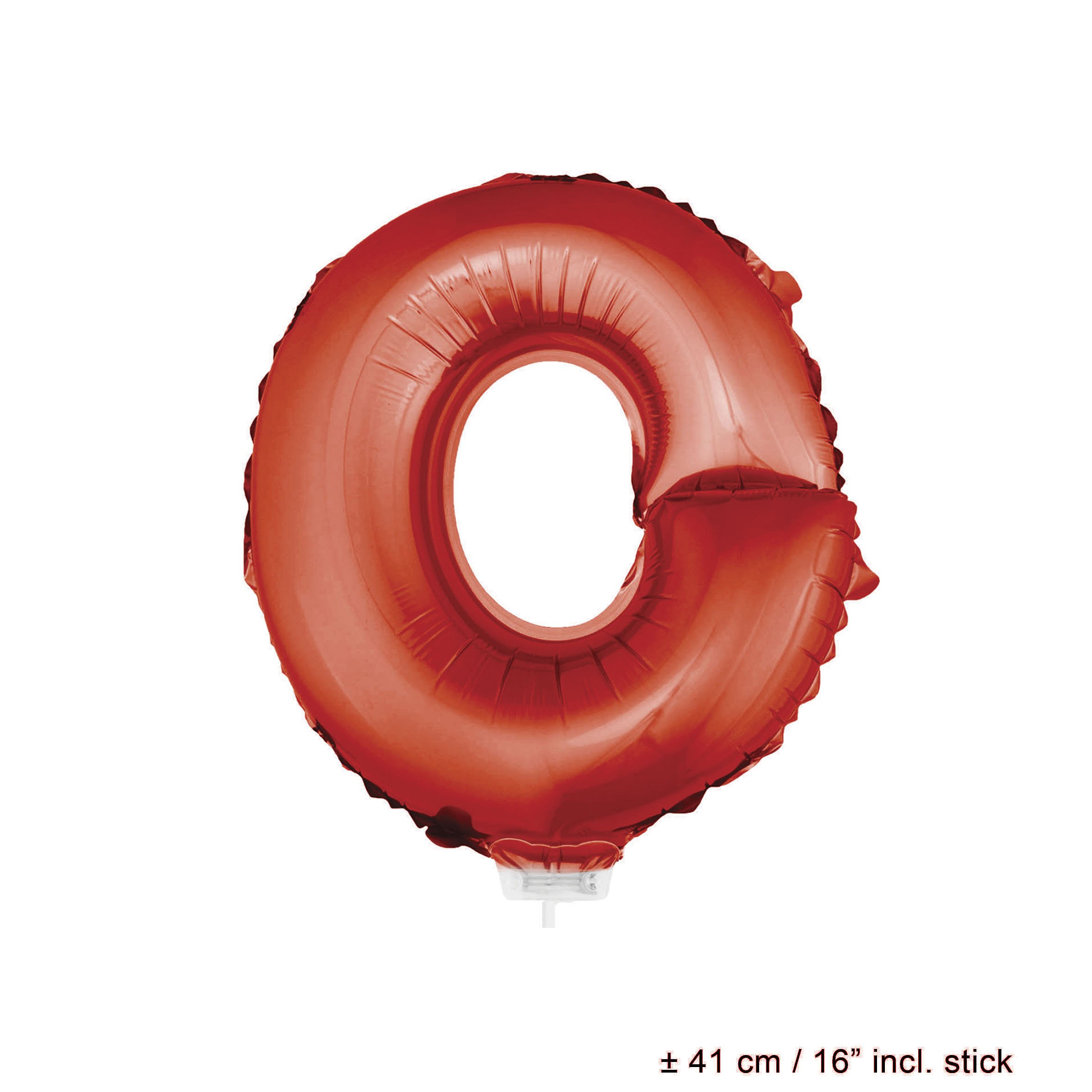 Folienballons mit Buchstaben Rot 16"(41 cm)