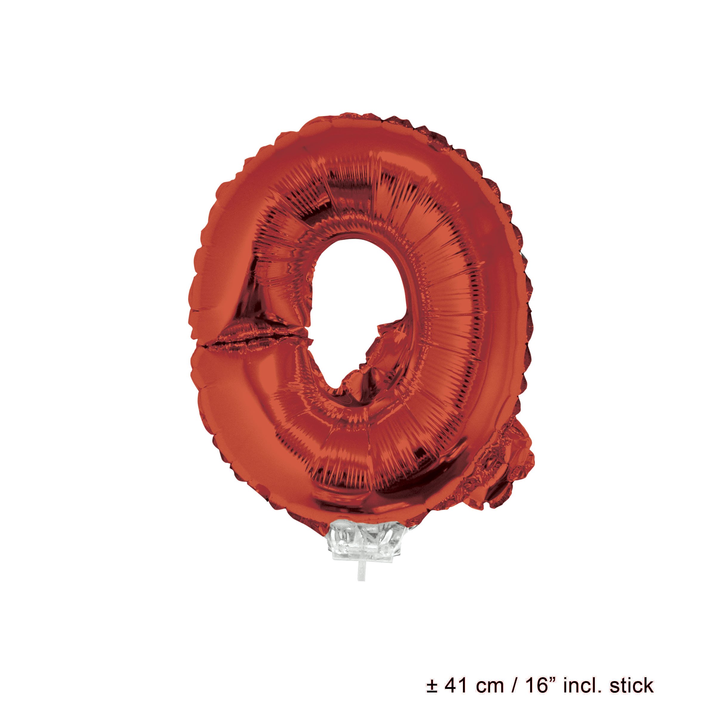Folienballons mit Buchstaben Rot 16"(41 cm)