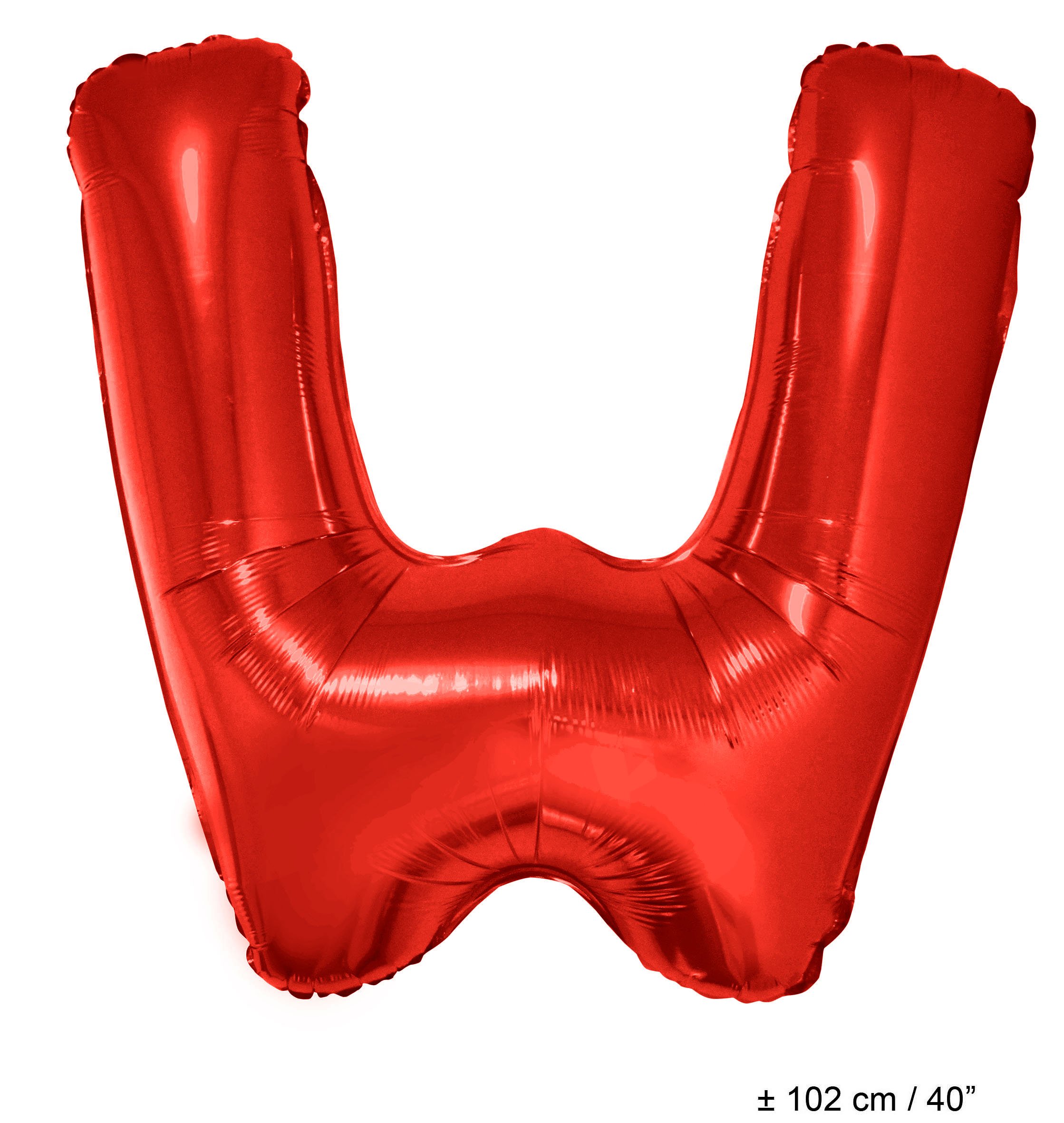 Folienballons mit Buchstaben Rot 40"(102 cm)