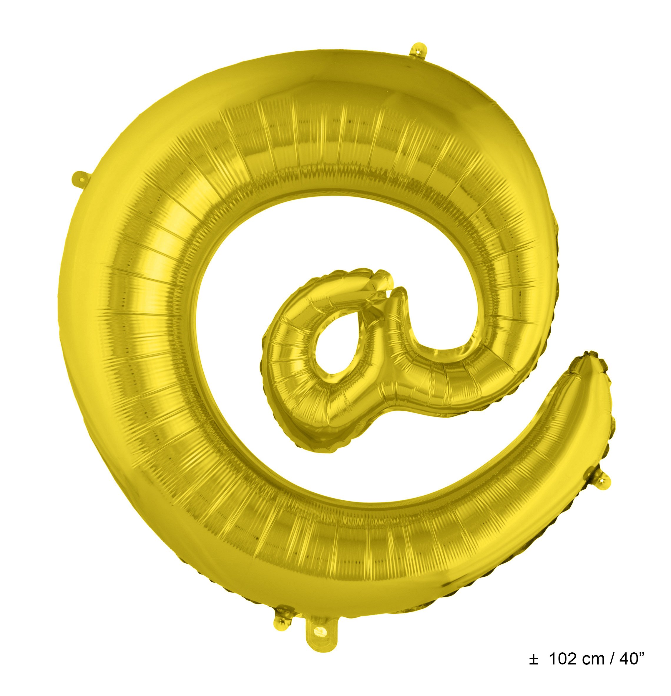 Folienballons Sonderzeichen Gold 40"(102 cm)