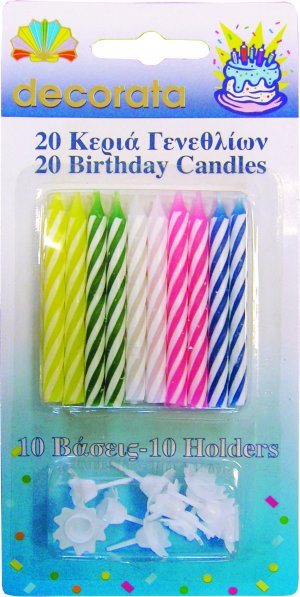 Numeral Birthday Candles 